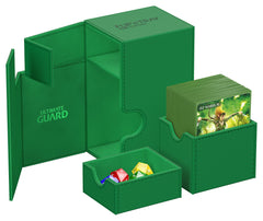 Ultimate Guard Flip'n'Tray 80+ microfiber lining protecting cards from scratches