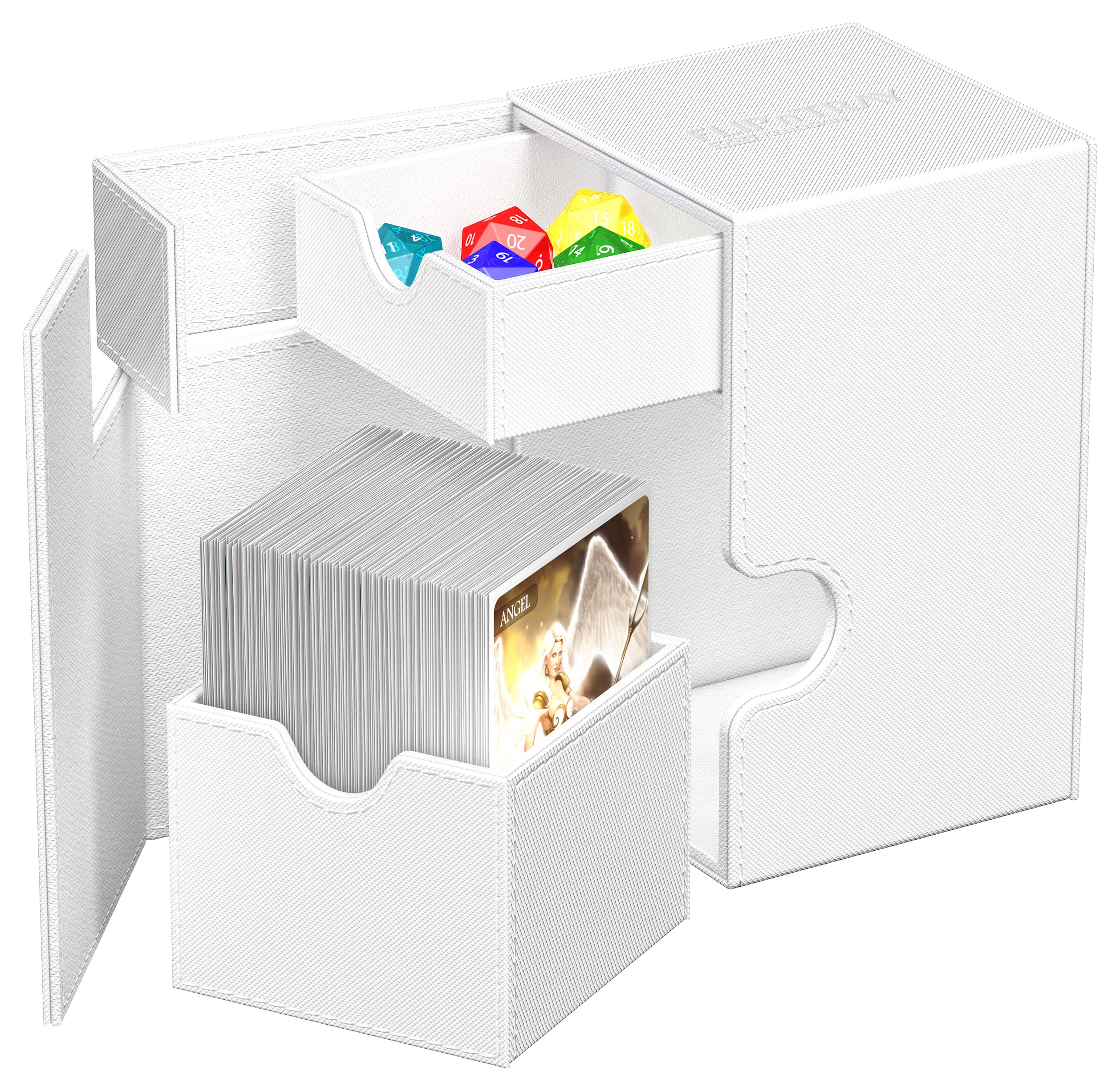 Strong magnetic closure securing contents of the Flip'n'Tray 100+ during transport