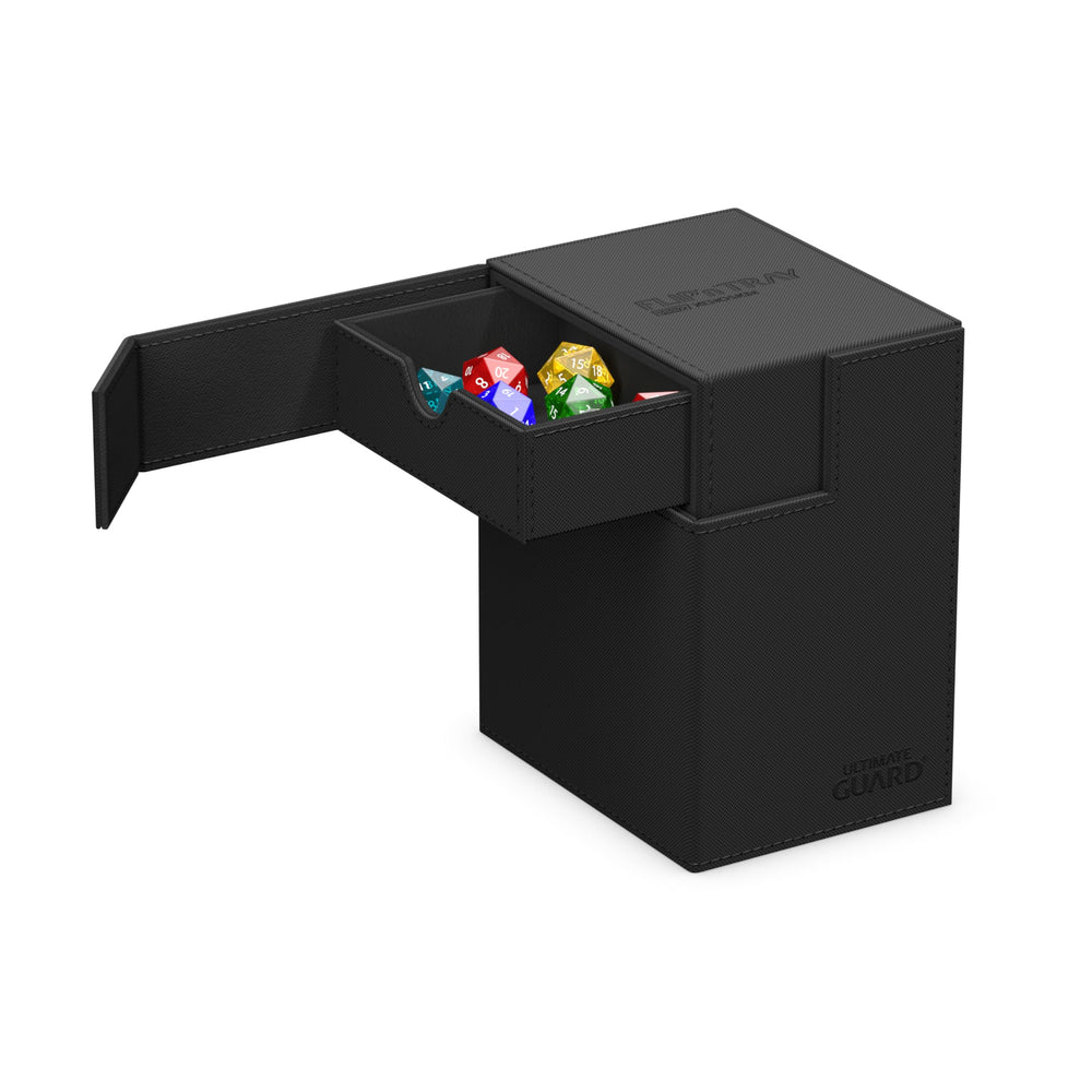 Ultimate Guard independent-access trays for quick card retrieval.