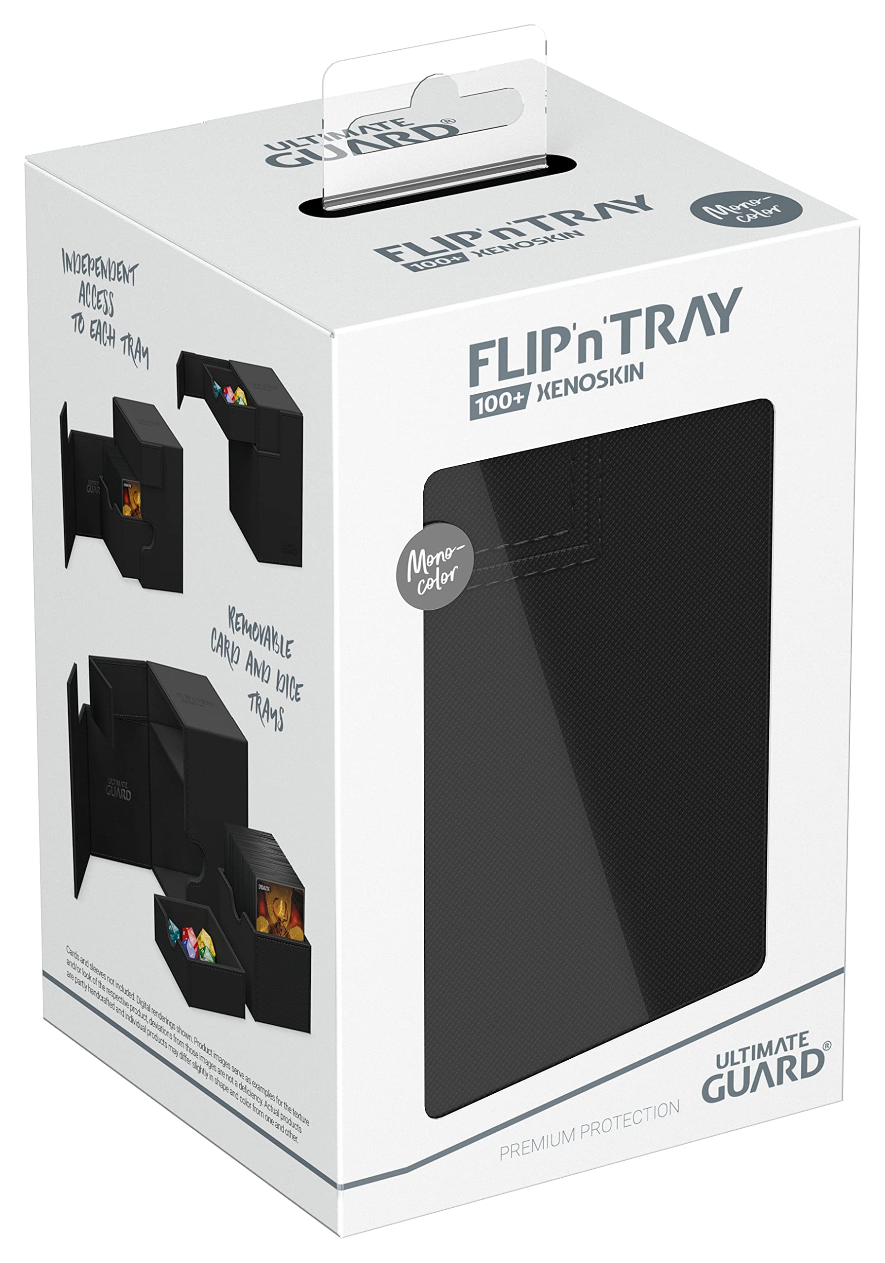 Ultimate Guard independent tray access simplifies grabbing cards.