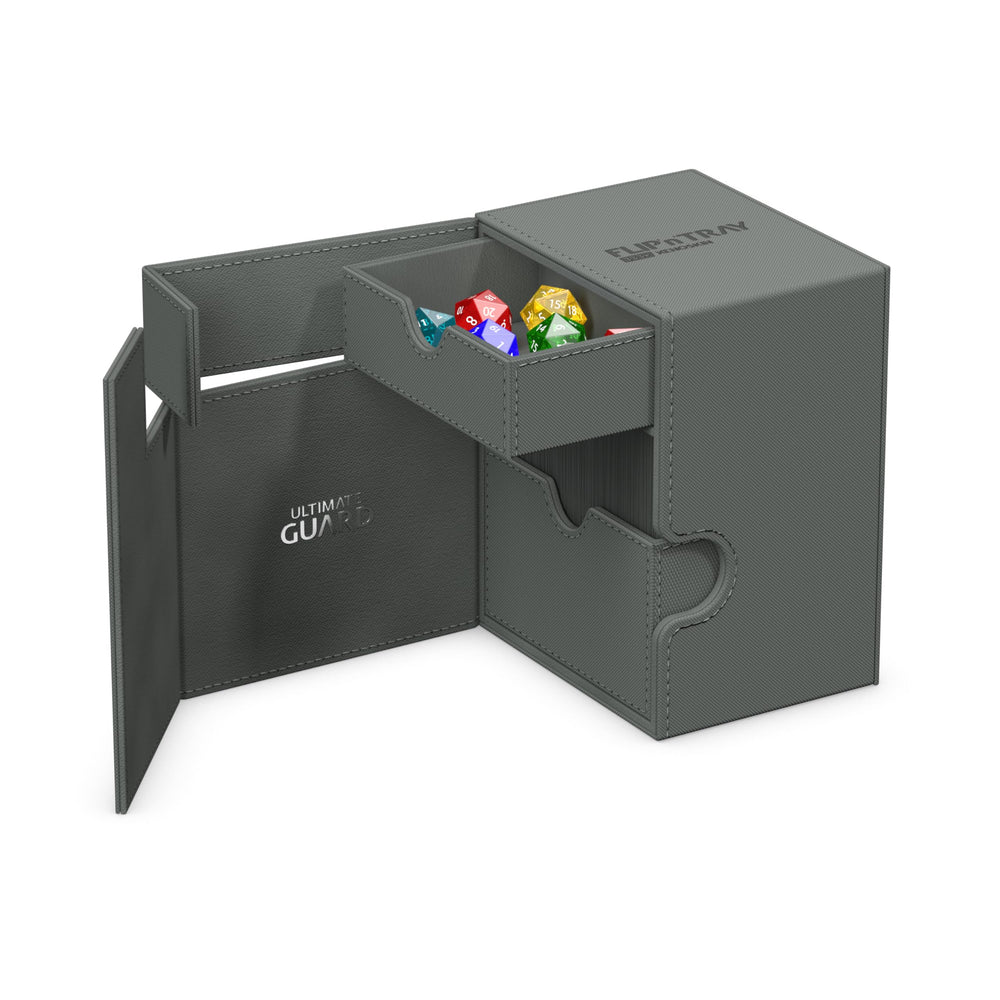 Ultimate Guard microfiber-inner-lining protects cards during transport.