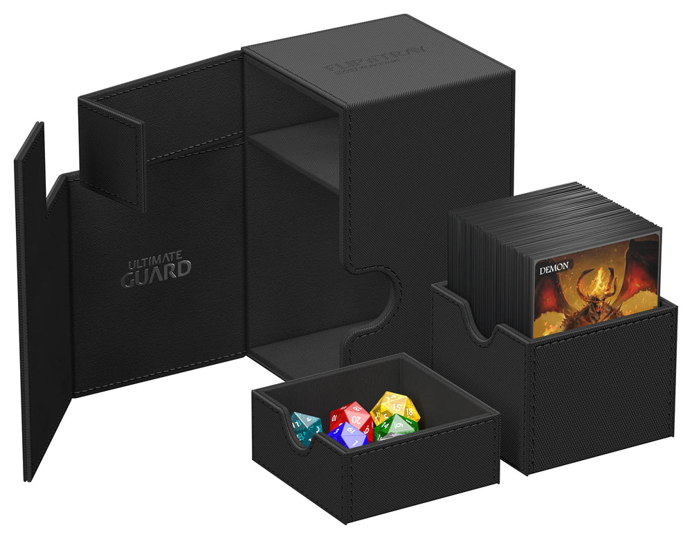 Ultimate Guard microfiber inner lining protects cards from scratches.