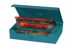 Ultimate Guard Omnihive interior with 1000 double-sleeved cards neatly stored