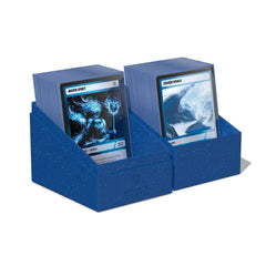 Ultimate Guard RTE Boulder blue secure closure prevents shifts.
