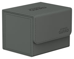 Ultimate Guard Sidewinder 100+ with grey magnetic closure for secure card transport.