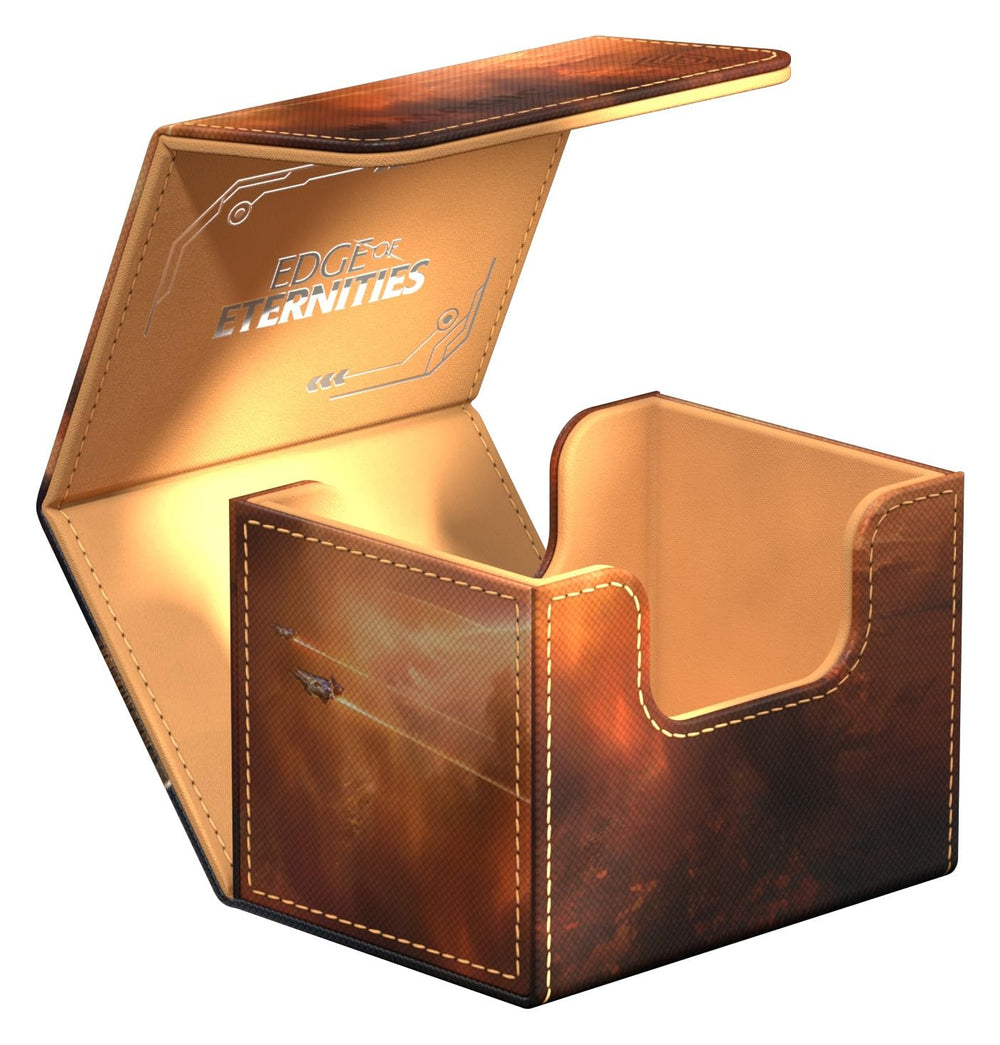 Ultimate Guard Sidewinder capacity for 100 double-sleeved decks on the go.