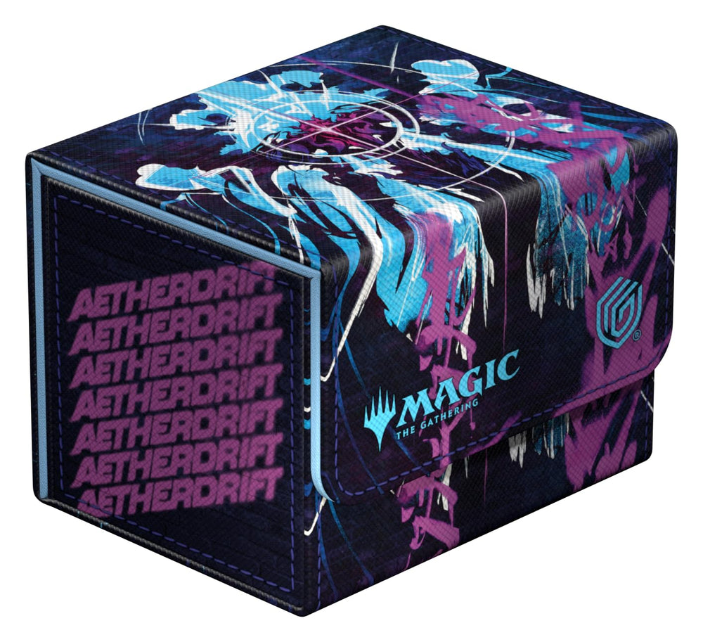 Ultimate Guard Sidewinder 100+ front cover displays Aetherdrift art with durable protection