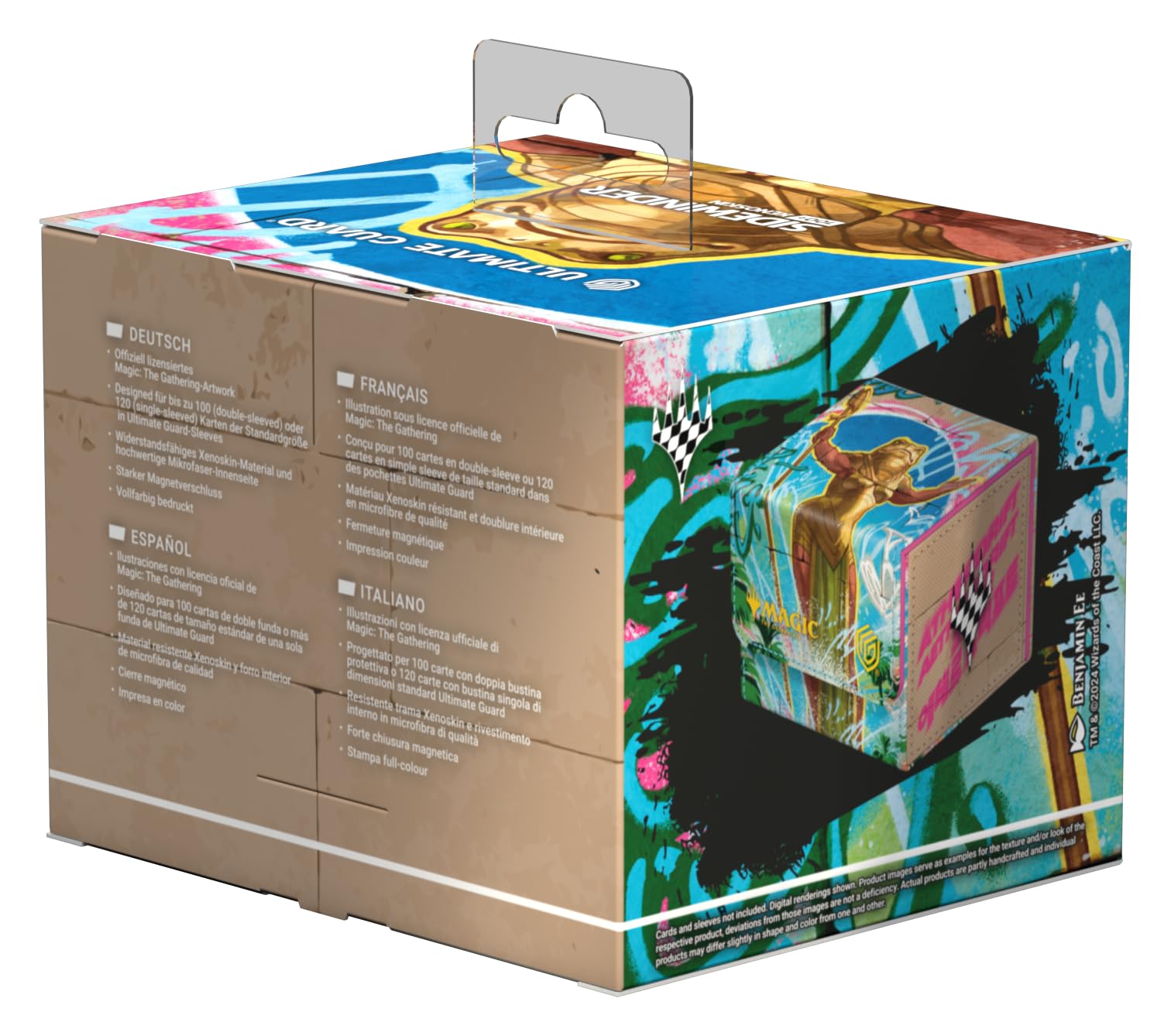 Inside view of Sidewinder 100+ showing organized sleeve-ready layout.