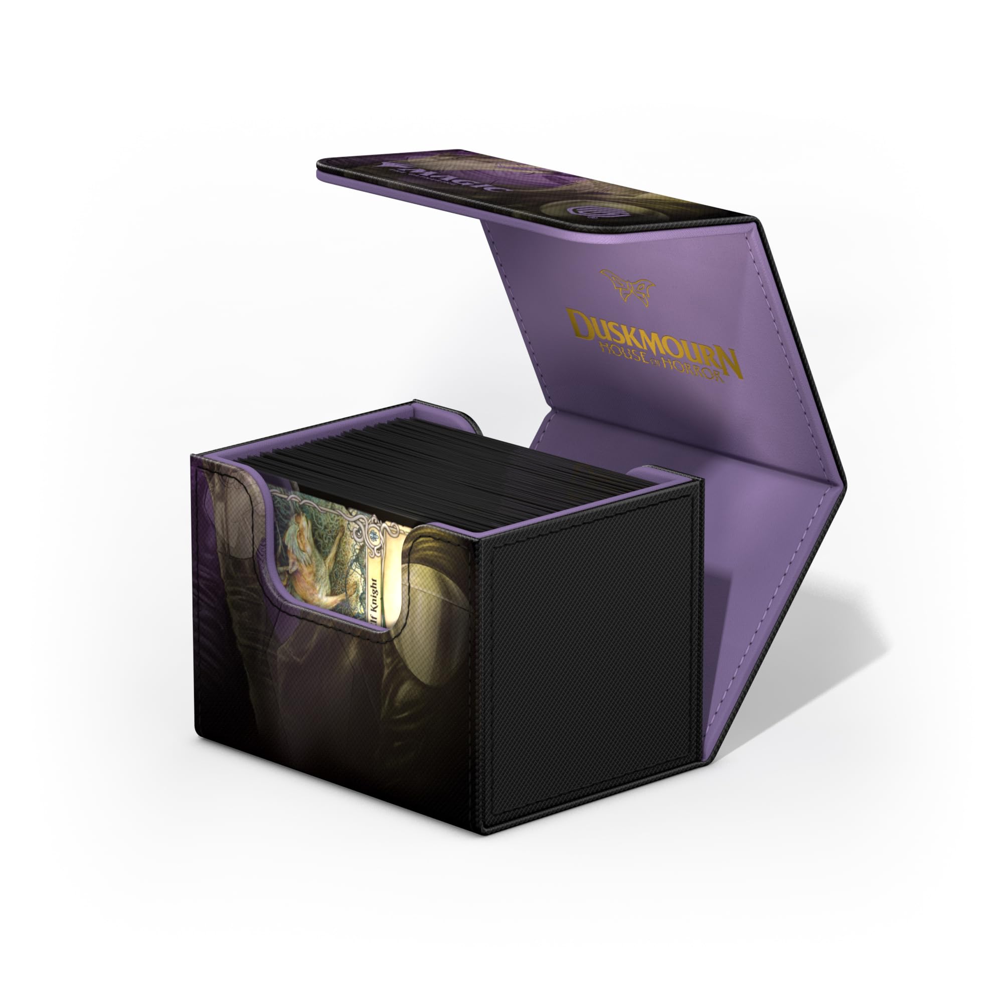 Designed for 100 double-sleeved or 120 single-sleeved MTG cards