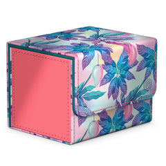 Ultimate Guard Sidewinder 100+ Floral Places II Miami Pink front view showing organized decks