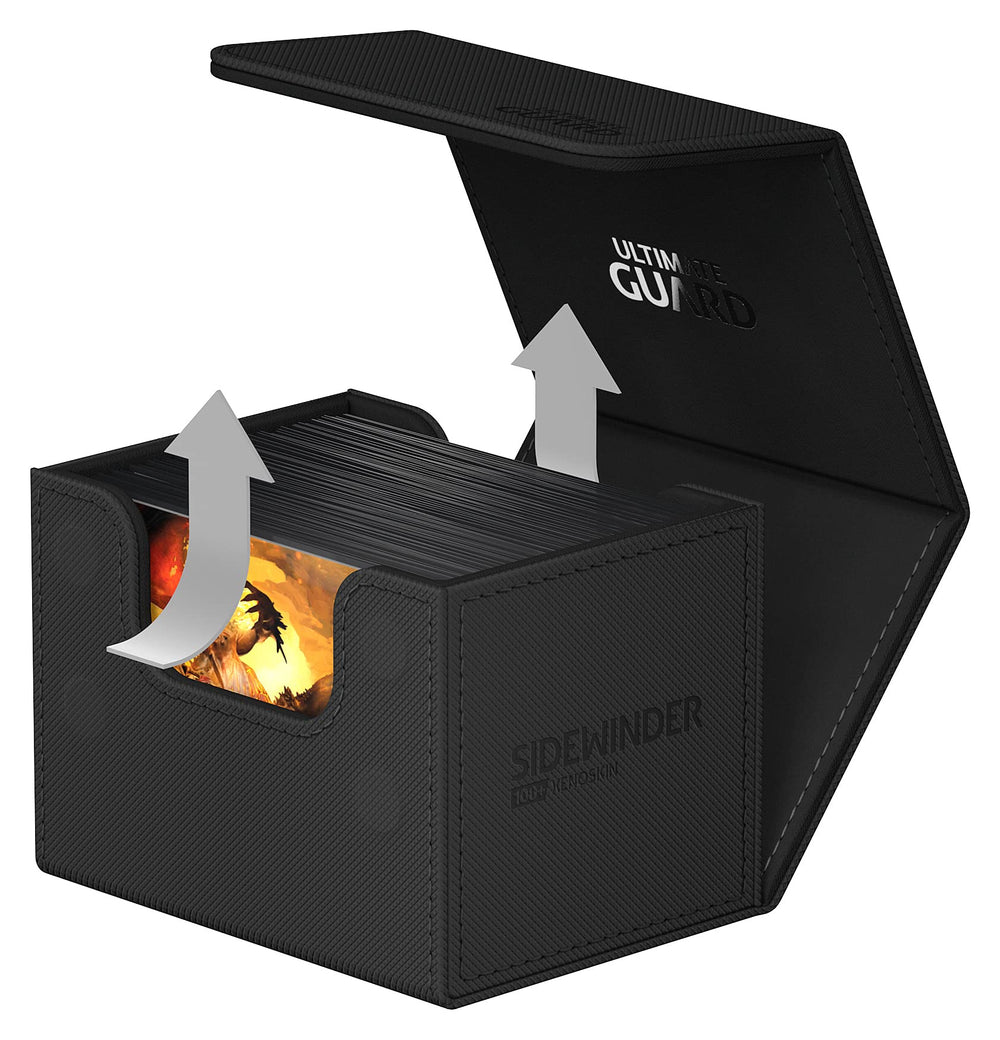 Monocolored microfiber lining cushions cards and prevents scratches
