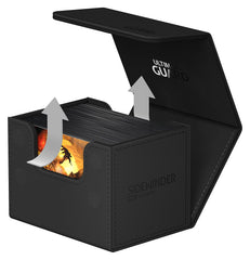 Monocolored microfiber lining cushions cards and prevents scratches