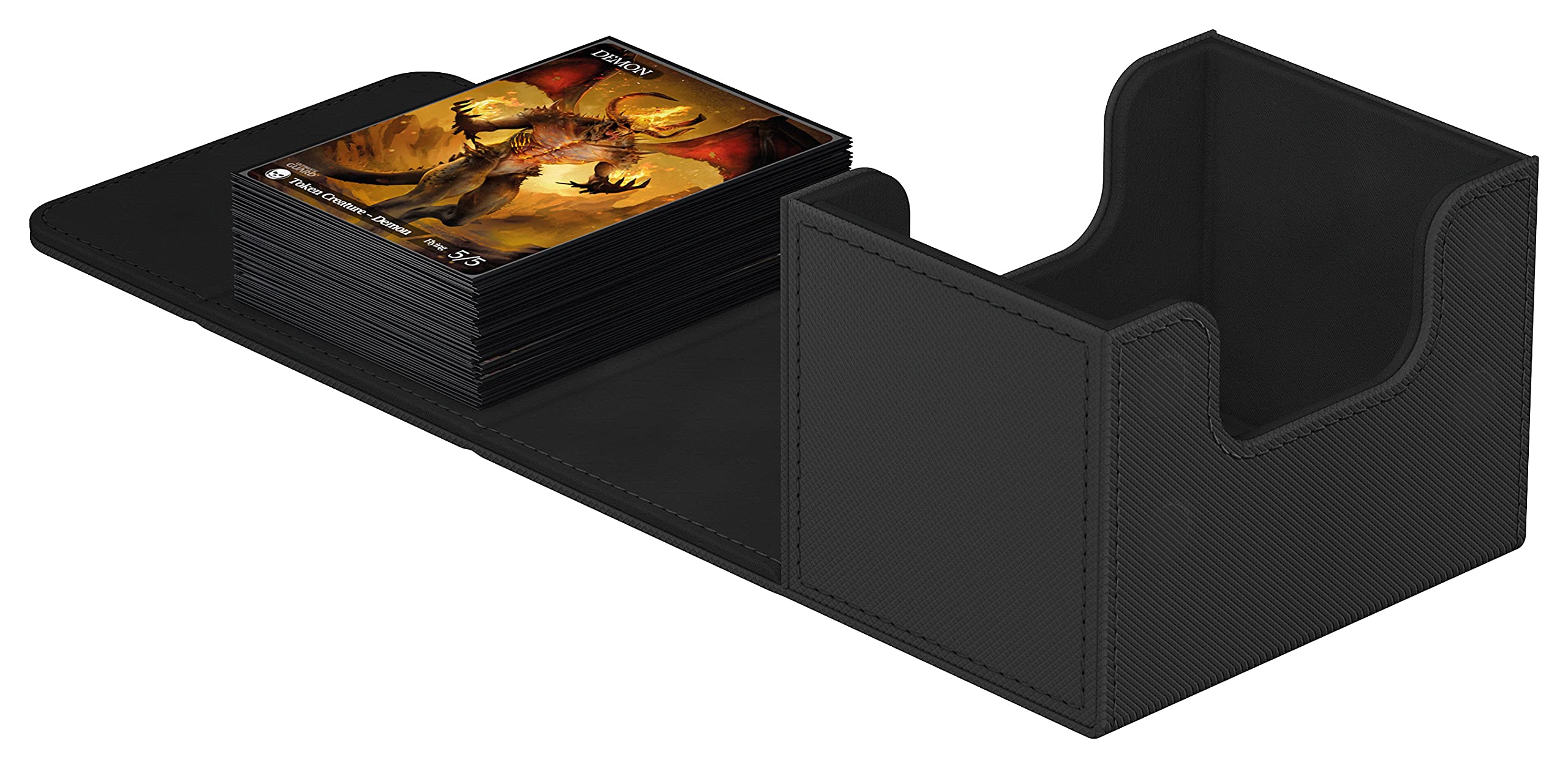 Sidewinder 100-plus open lid demonstrates quick card access during games