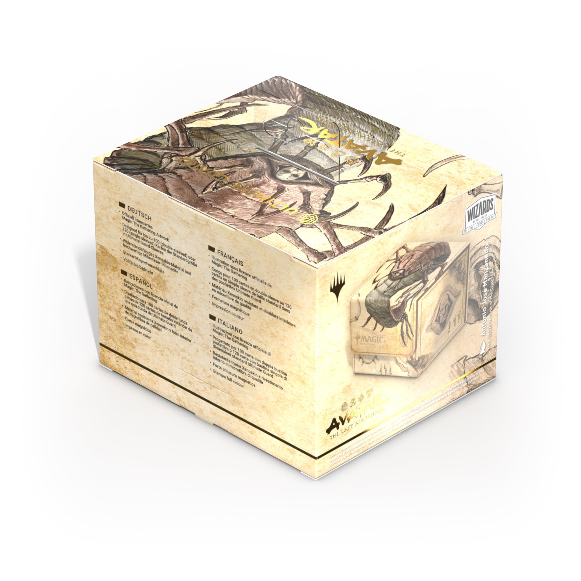 Ultimate Guard Sidewinder case open view shows spacious interior