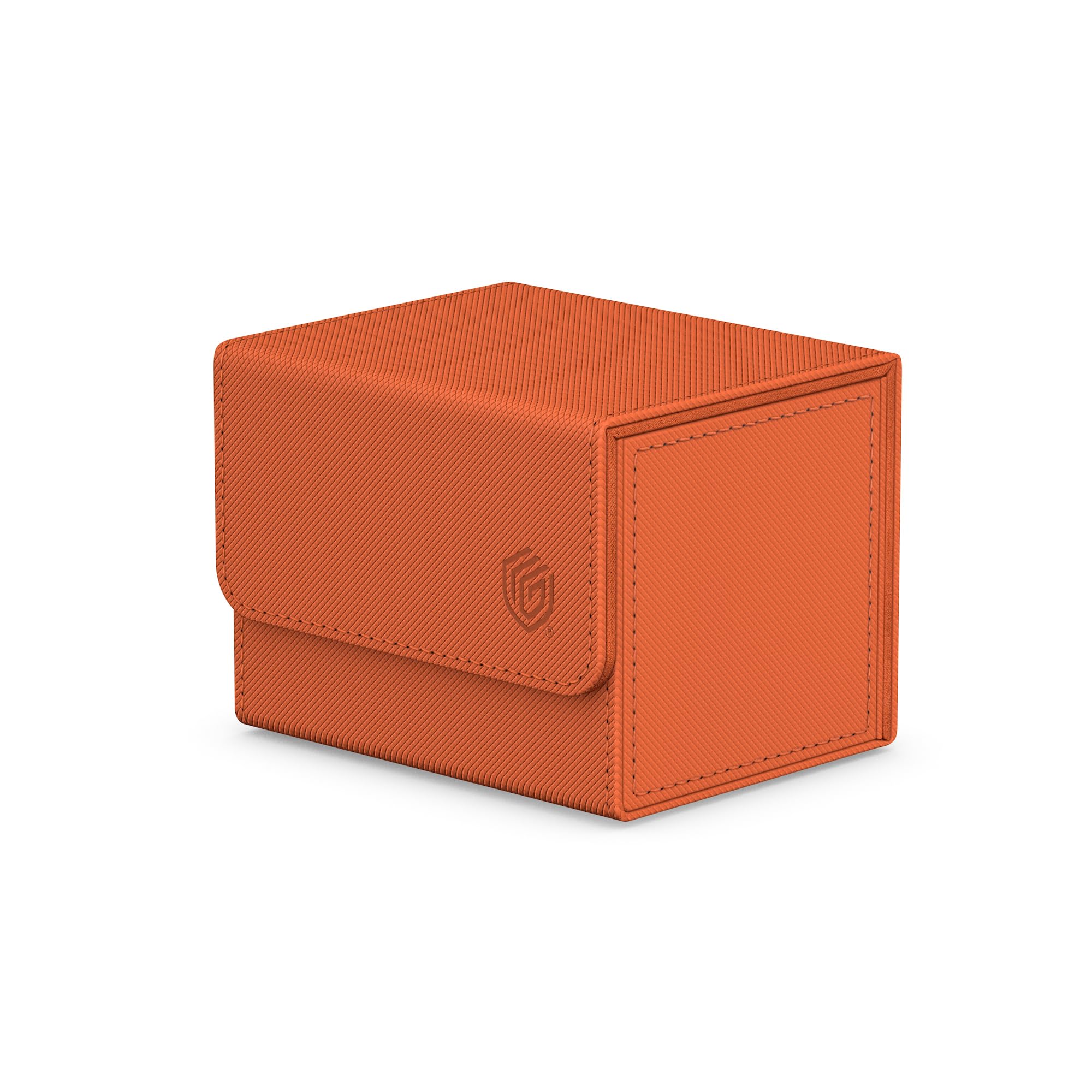 Interior microfiber lining of the Sidewinder Peach protects sleeves and cards.