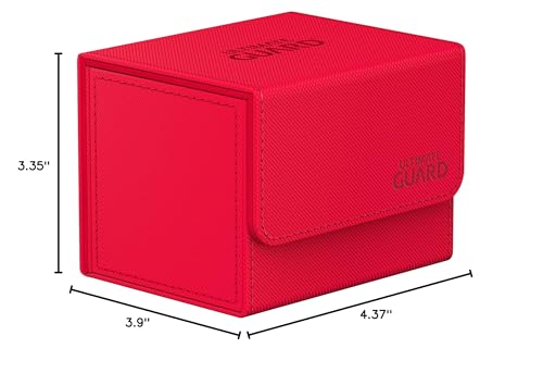 Red monocolored design of Ultimate Guard Sidewinder 100+ for premium look