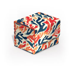 Ultimate Guard Sidewinder 100+ coral cover protects cards during travel.