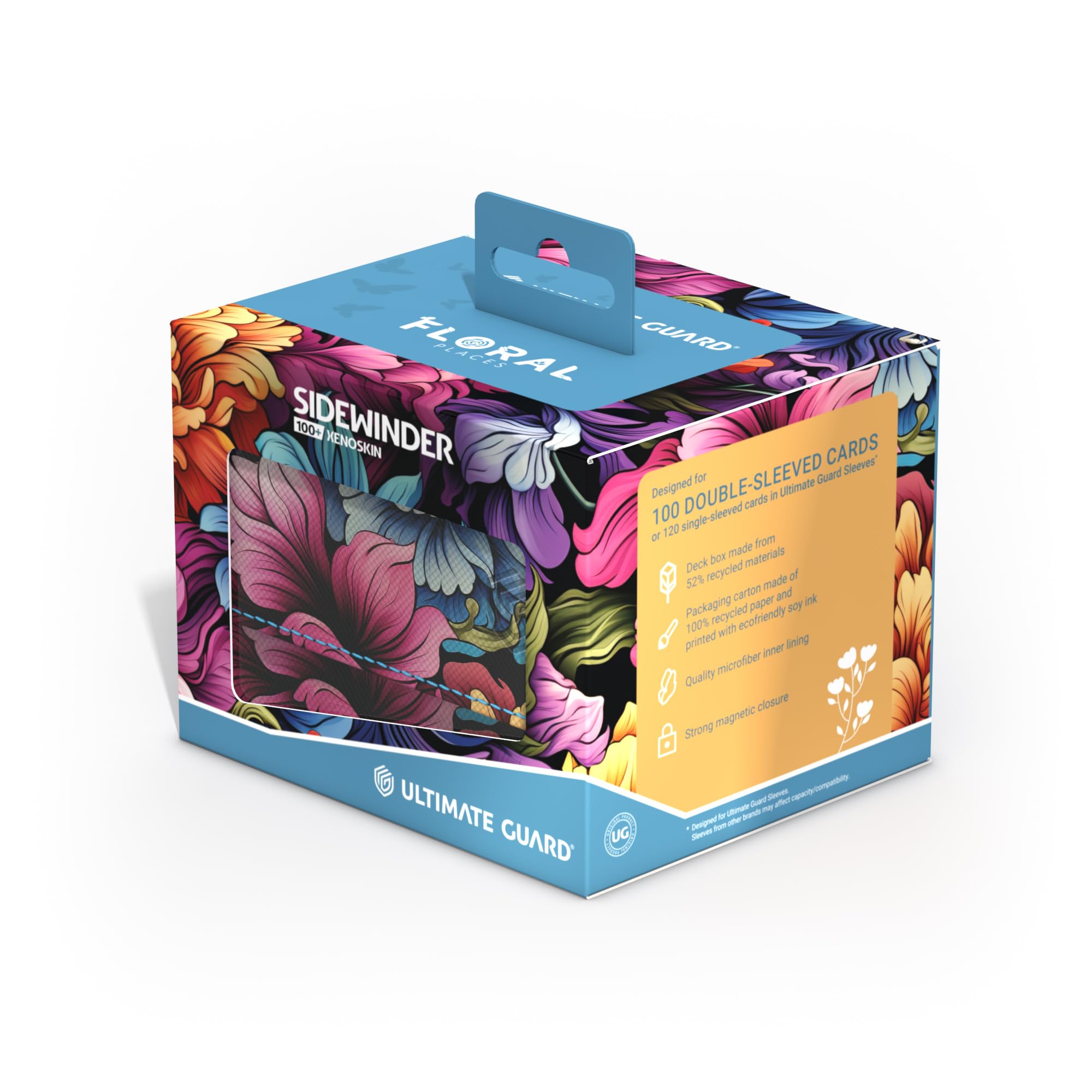 Floral motif Sidewinder perfect for tournament prep and travel