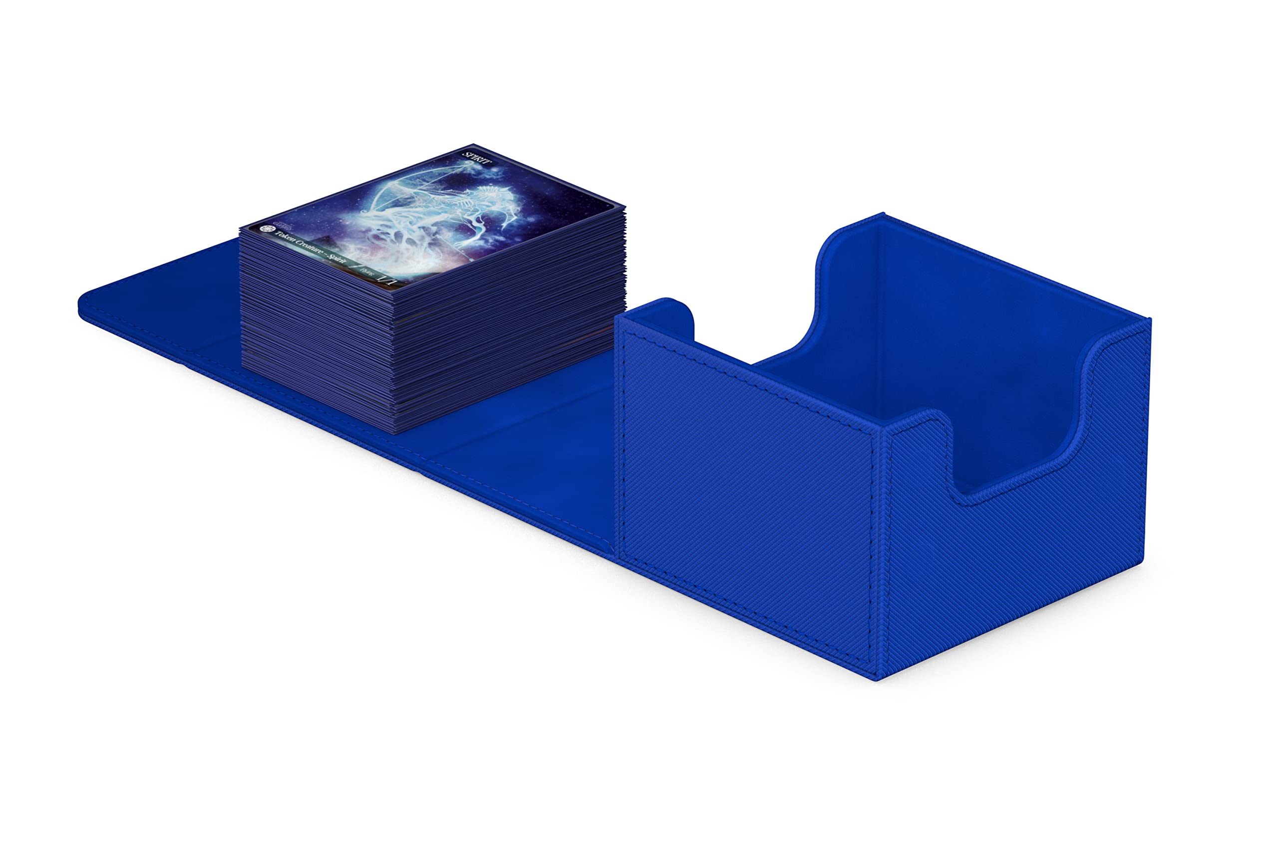 Ultimate Guard Sidewinder 133+ deck box with magnetic closure secures double-sleeved cards