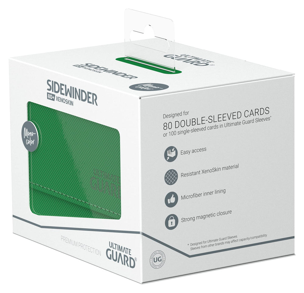 Easy-access opening on Sidewinder 80+ speeds card retrieval during play.