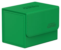The Ultimate Guard Sidewinder 80+ exterior in green offers compact, durable transport.