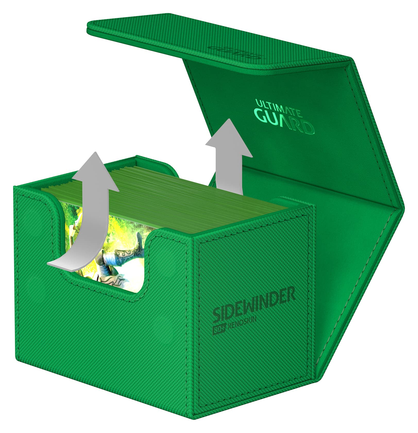 Modular design lets Sidewinder 80+ pair with other Ultimate Guard boxes.