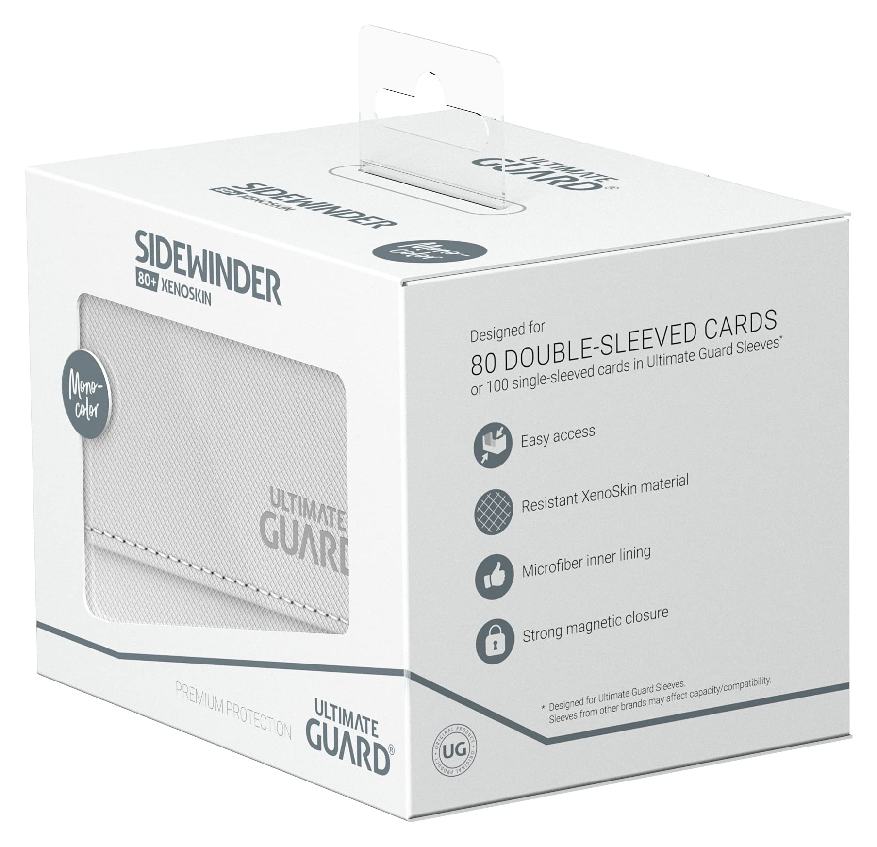 Easy access for fast card retrieval during gameplay