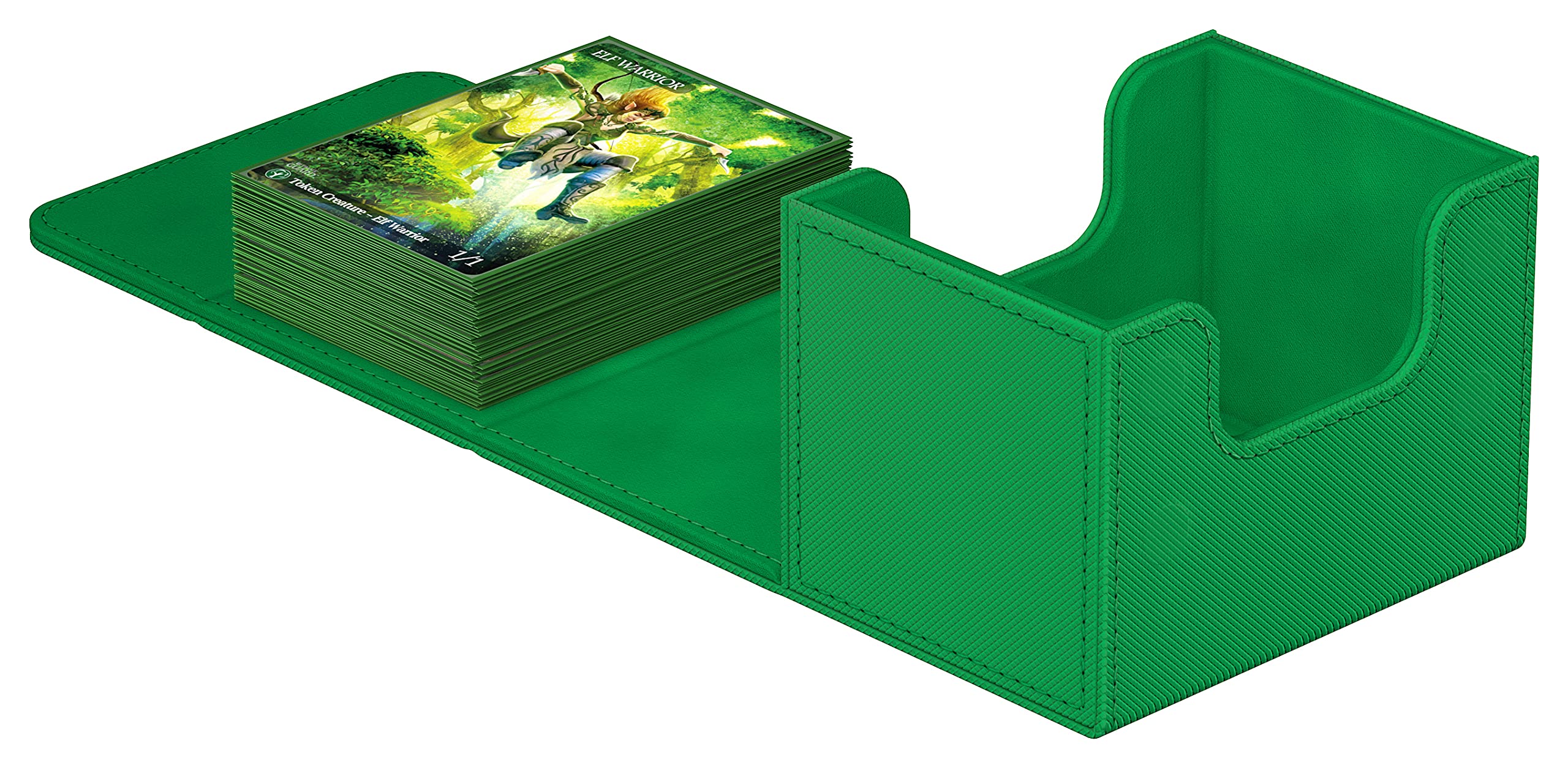 Ultimate Guard Sidewinder magnetic closure keeps cards secure during transport.