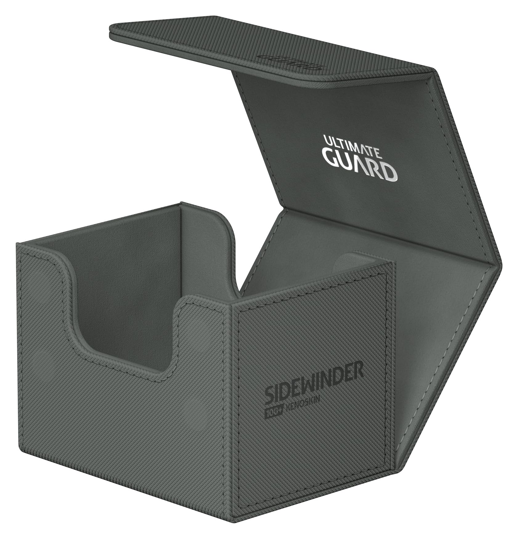 Ultimate Guard Sidewinder monocolored grey design complements gaming setups.