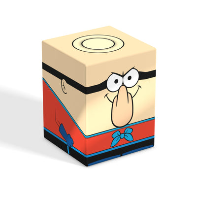 Ultimate Guard Squaroes Boulder 100+ front view showing secure closure for safe transport