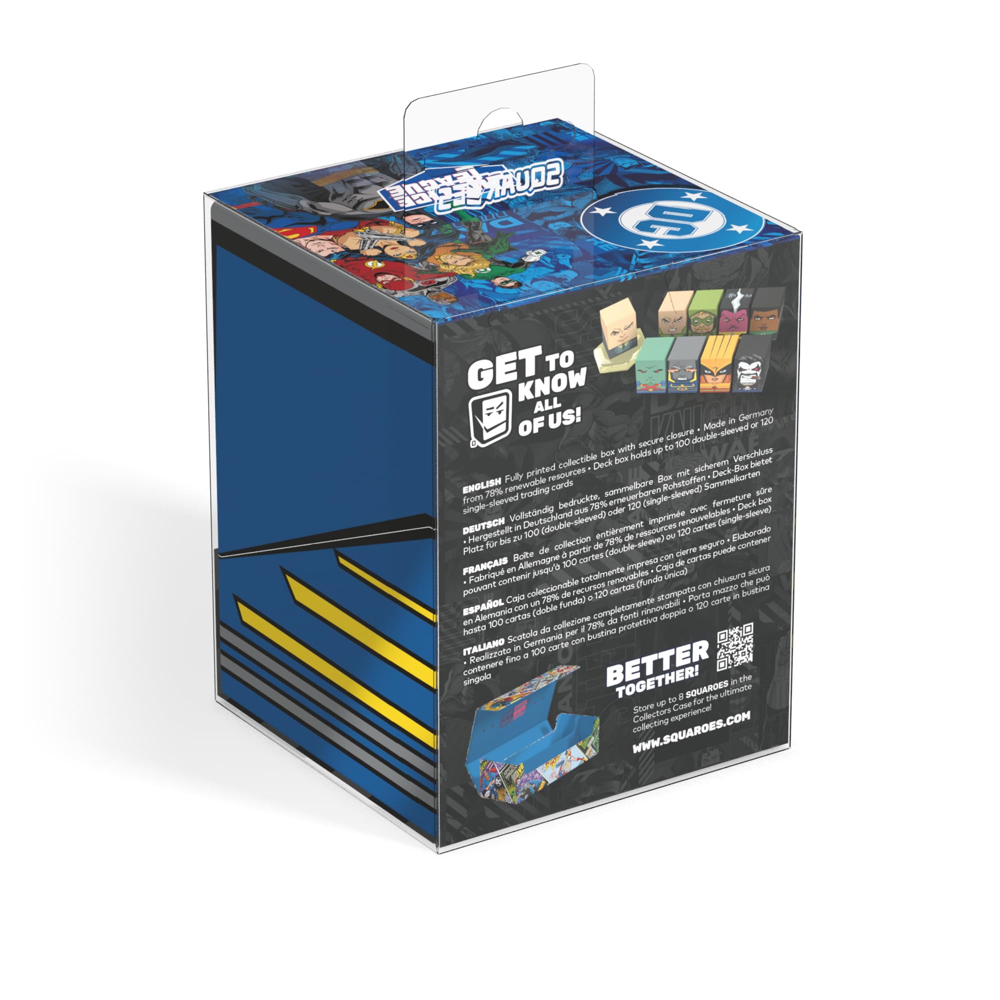 German-made construction using renewable resources for eco-conscious card collectors.