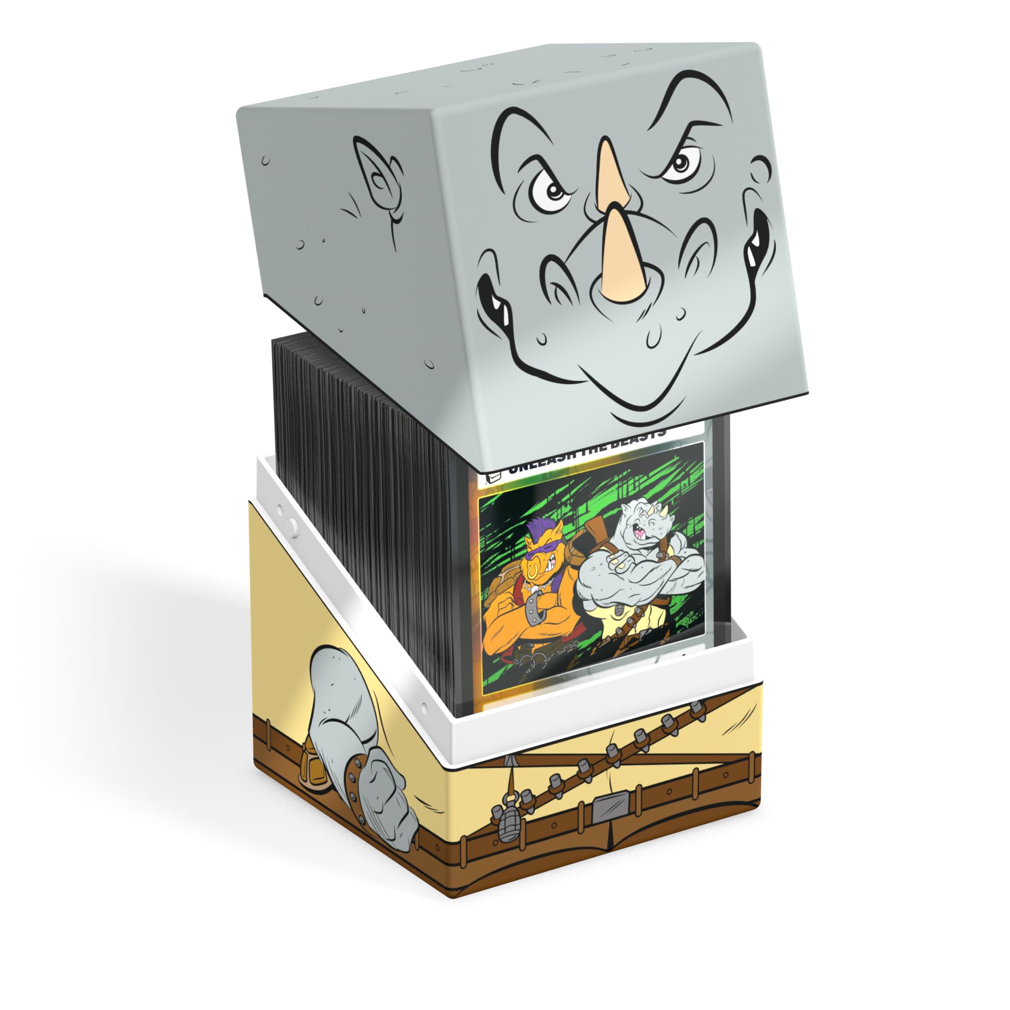 Ultimate Guard Squaroes Boulder 100+ holds 100 double-sleeved cards securely.