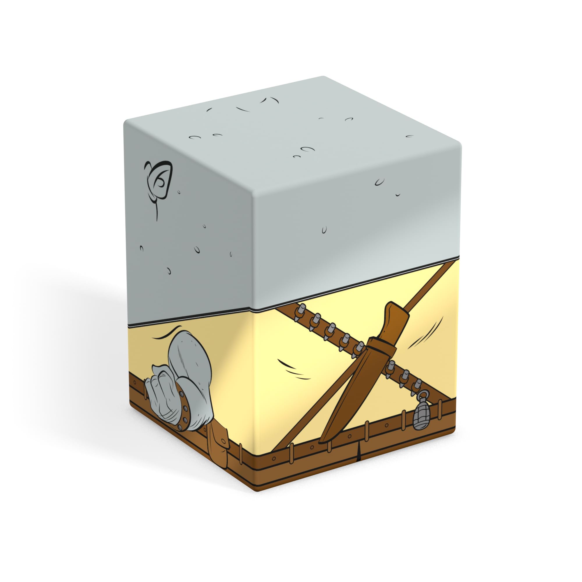 Ultimate Guard Squaroes Boulder 100+ tournament-ready deck box for on-the-go play.
