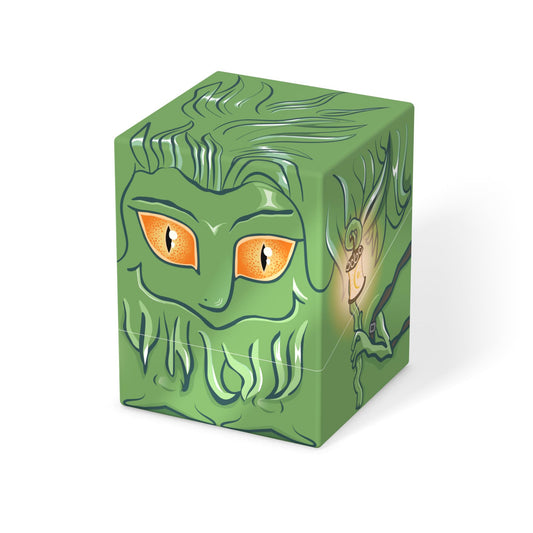 Ultimate Guard Squaroes Boulder 100+ deck box: secure closure for travel and storage.