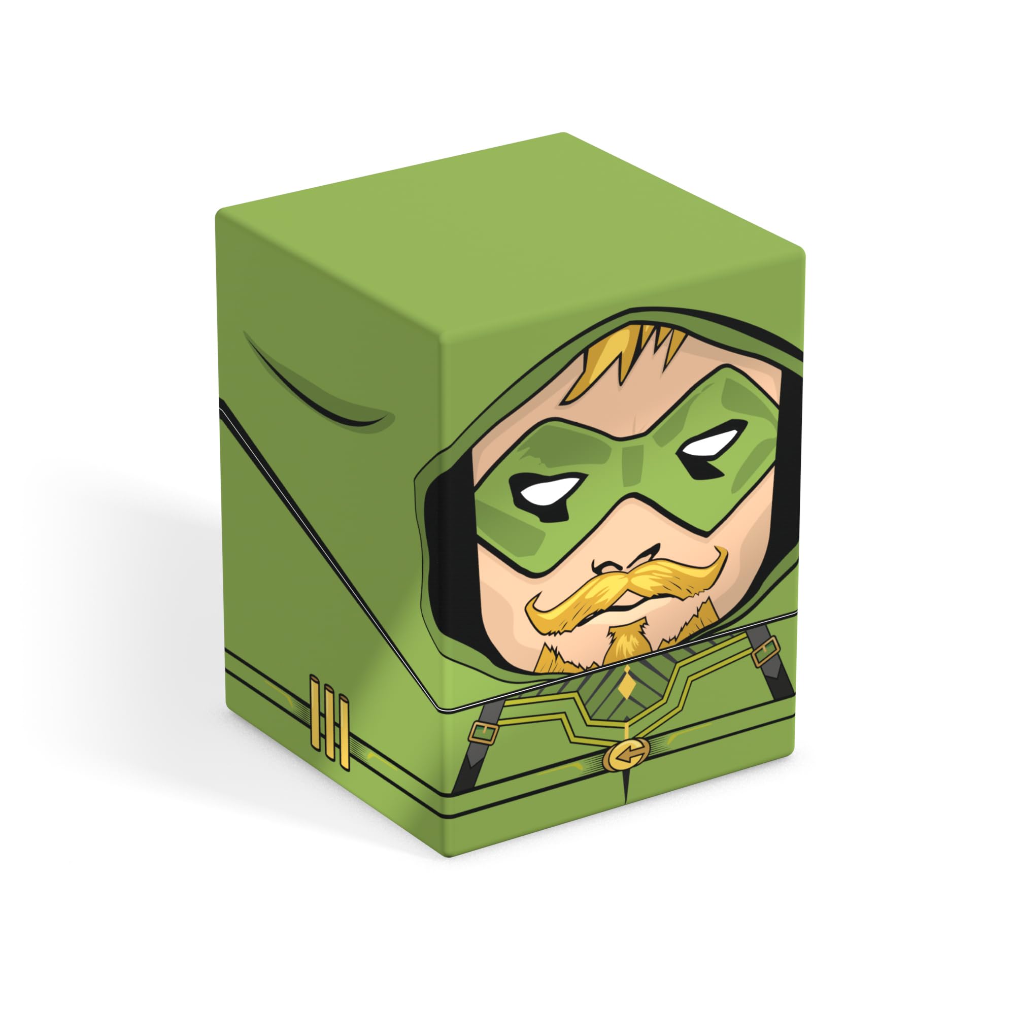 Ultimate Guard Squaroes Boulder 100+ closed deck box with secure closure.