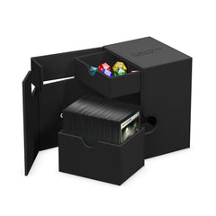 Ultimate Guard strong magnetic closure keeps contents secure during travel.