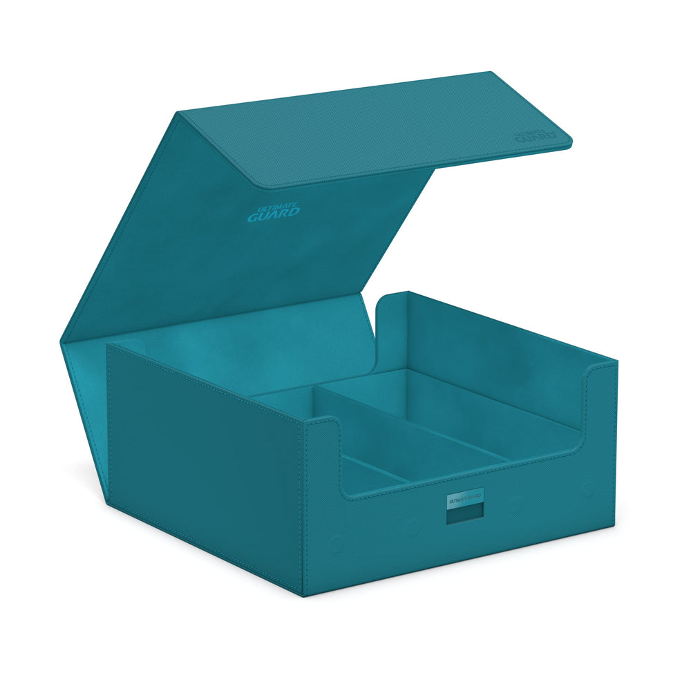 Treasurehive petrol blue interior with lid open showing interior capacity
