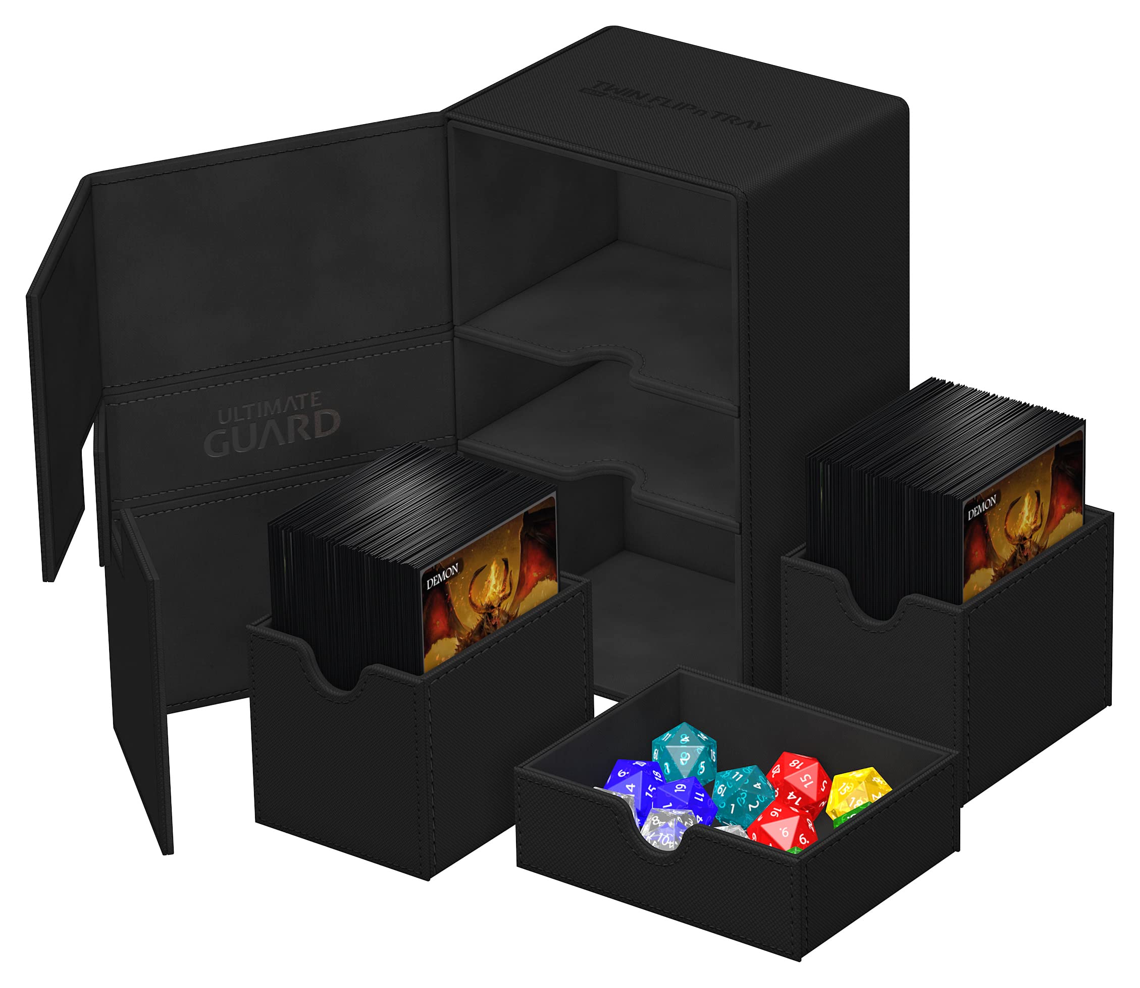 Luxurious microfiber lining inside the case protects cards from scratches.