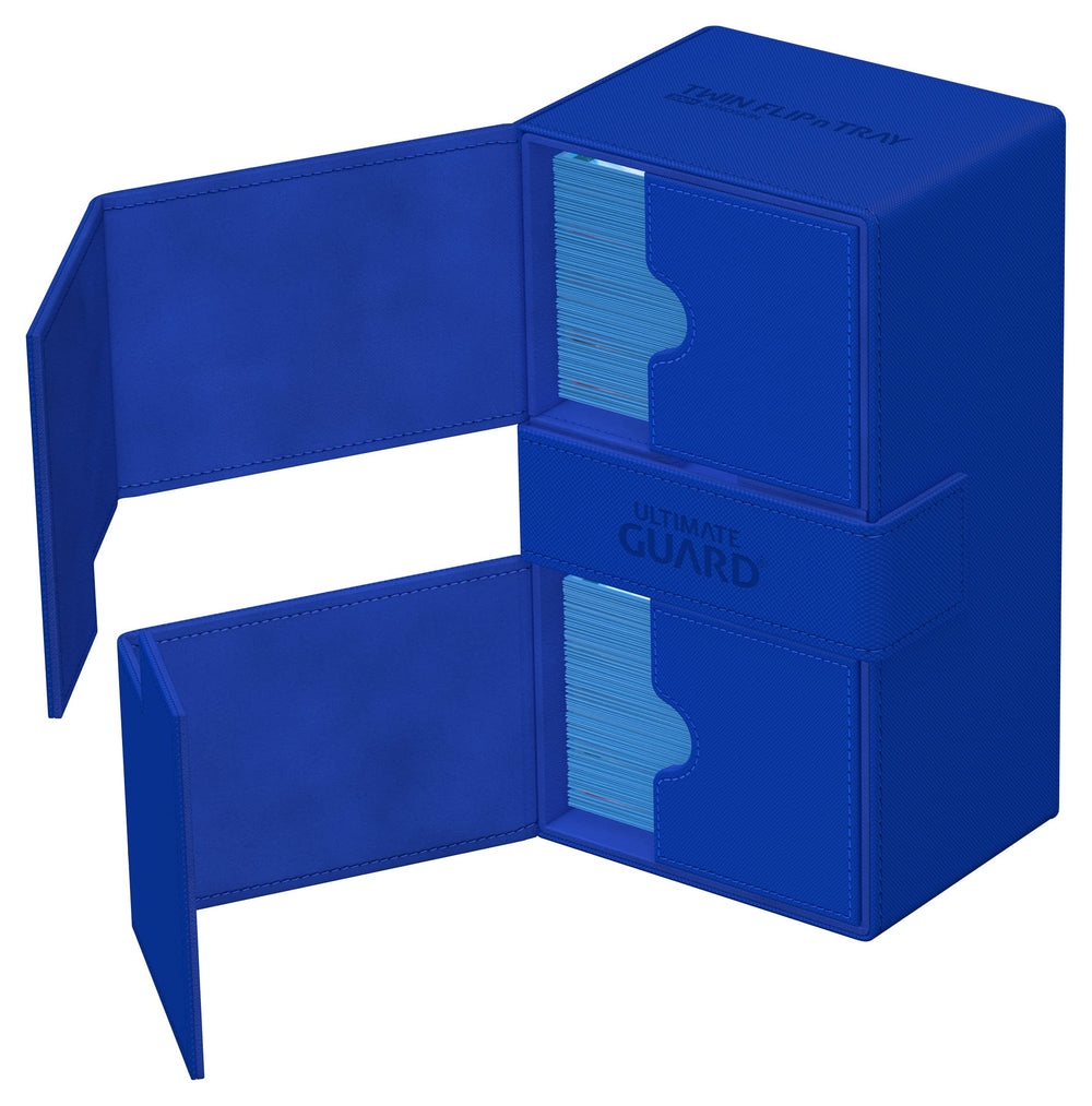 Ultimate Guard Twin Flip'n'Tray 200+ microfiber lining protects cards from scratches