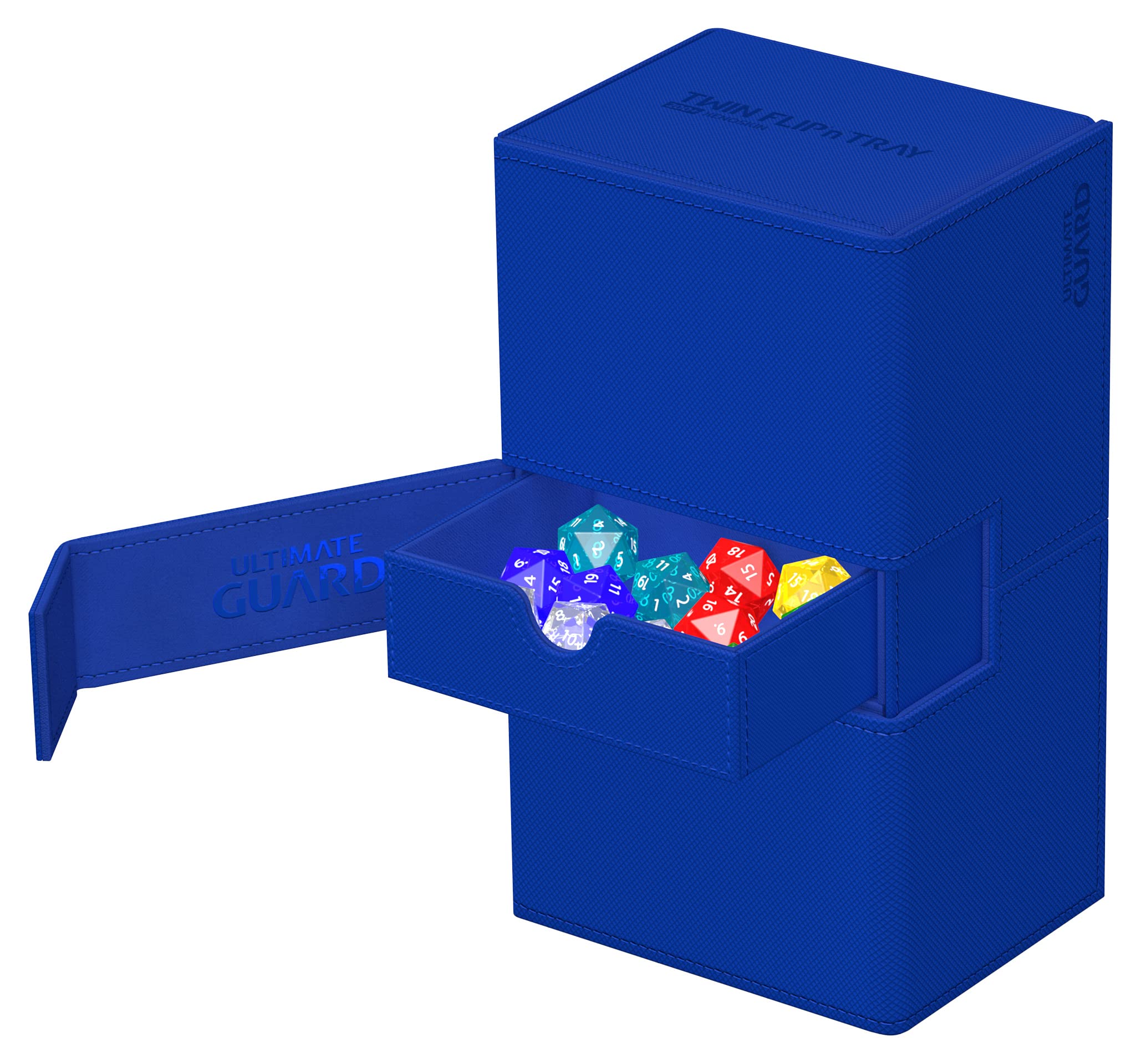 Ultimate Guard Twin Flip'n'Tray 200+ removable tray supports flexible space management