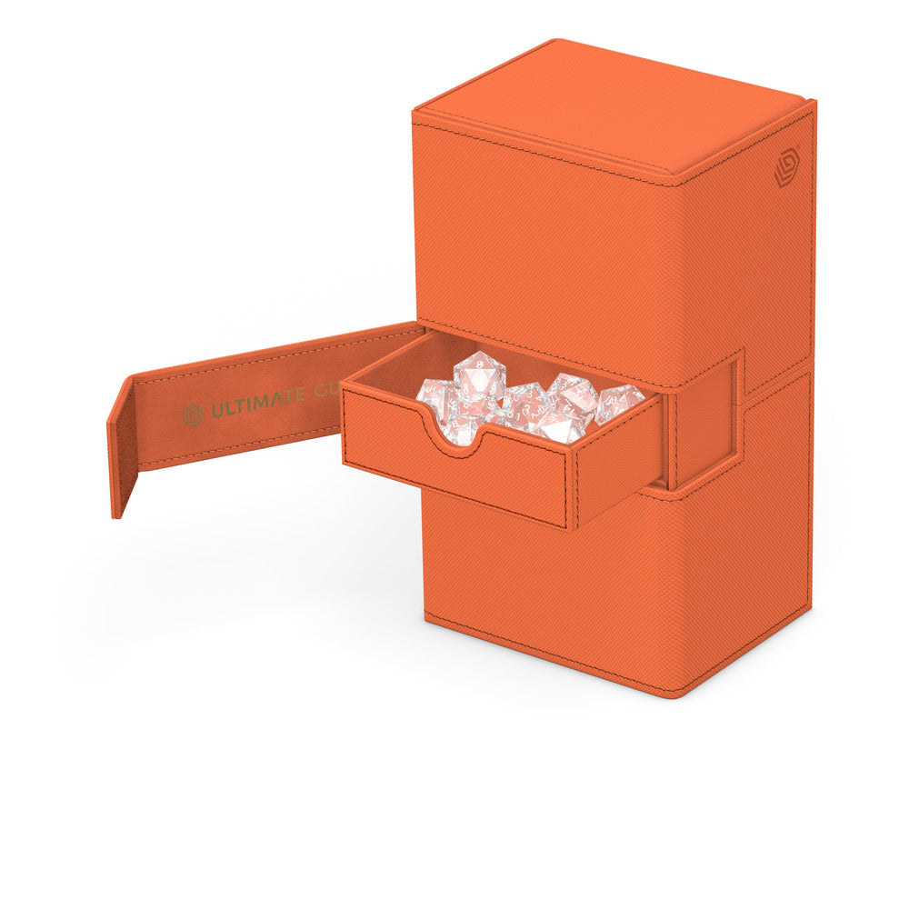 Removable trays enable easy organization inside the Twin Flip N Tray.