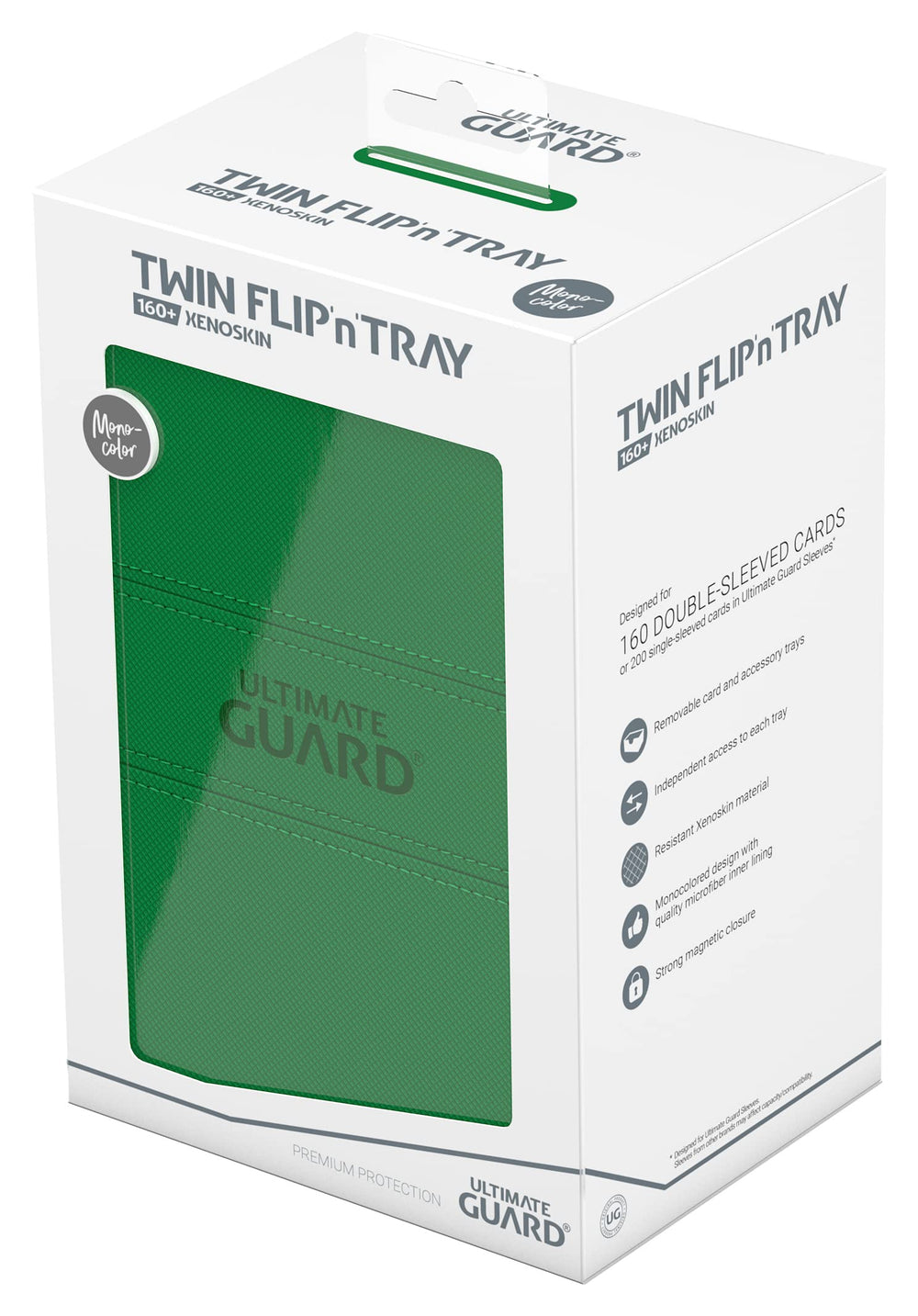 Ultimate Guard Twin Flip'n'Tray 160+ travel-ready case for organized gaming gear.