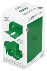 Ultimate Guard Twin Flip'n'Tray 160+ green exterior for a professional look.