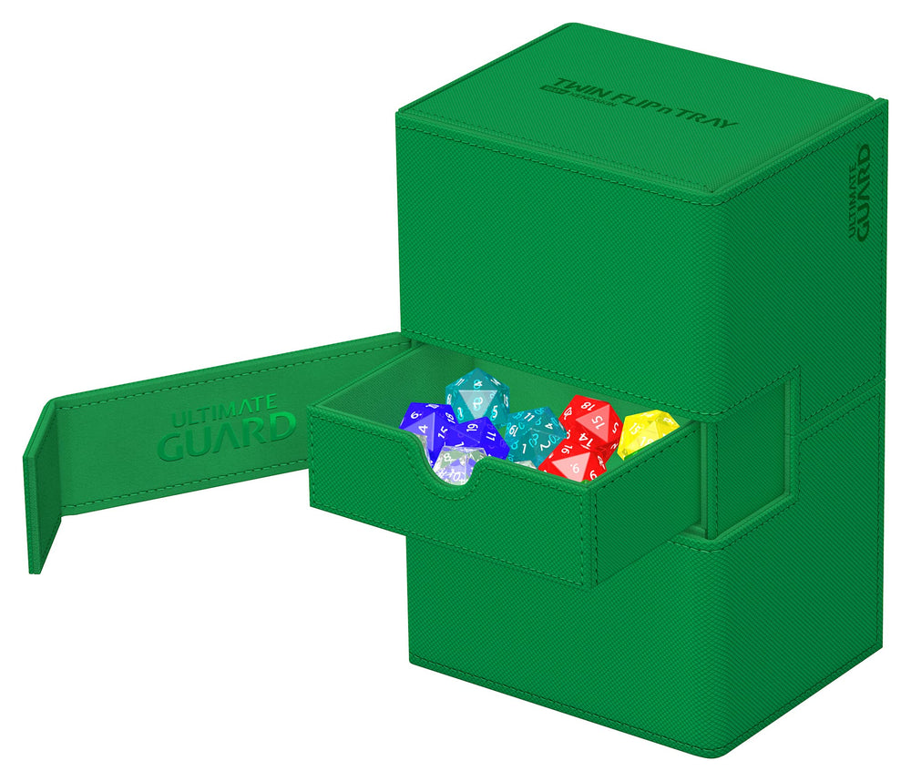 Ultimate Guard Twin Flip'n'Tray 160+ independent tray access for quick card retrieval.