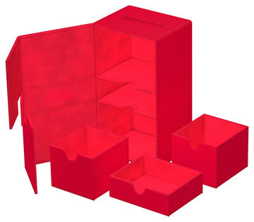 Ultimate Guard Twin Flip'n'Tray 200+ red XenoSkin material for durability