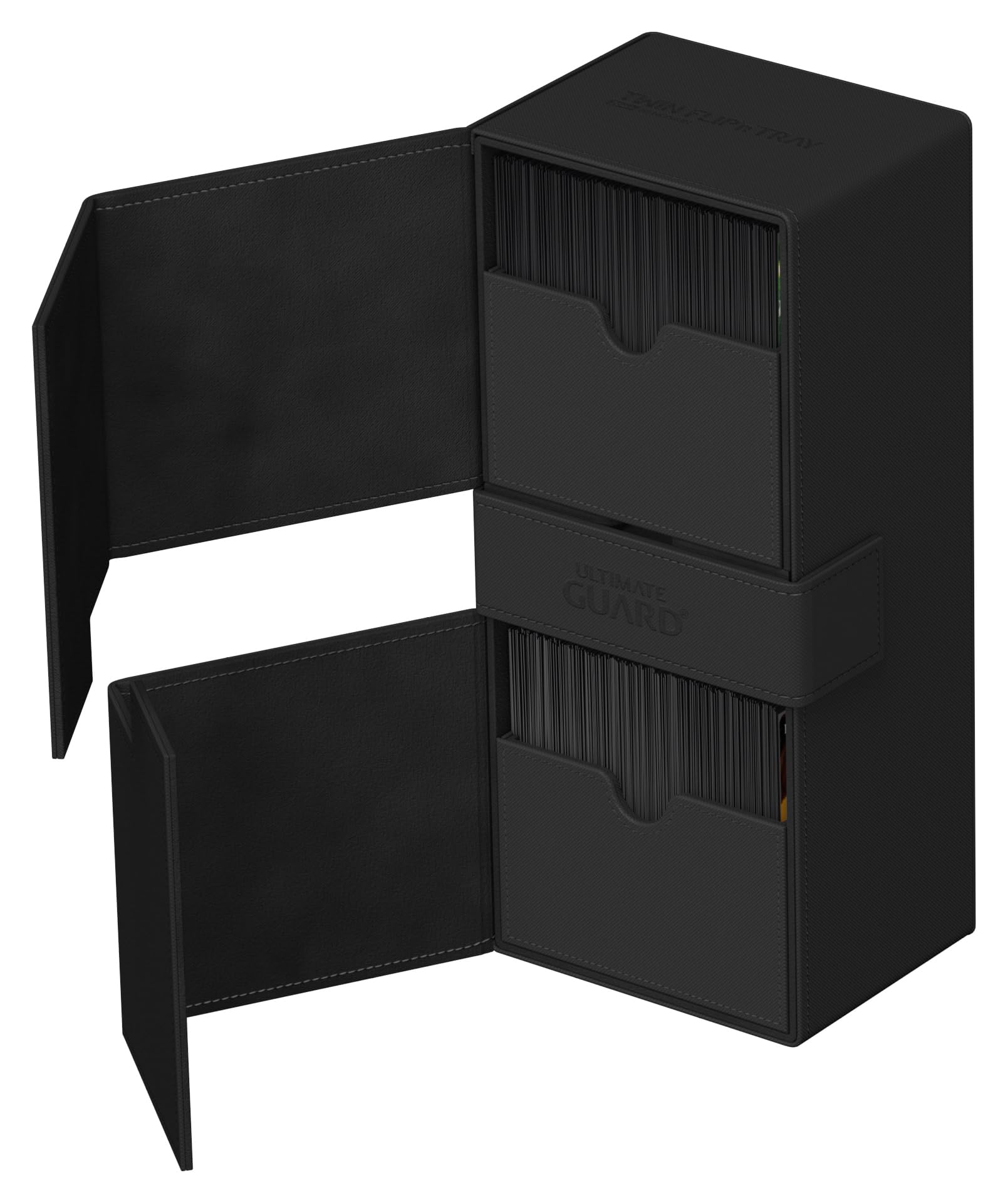 Ultimate Guard Twin Flip'n'Tray 266+ Commander-friendly layout supports EDH setups.