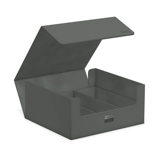 Ultimate Guard XenoSkin case with lid open for quick access during play.