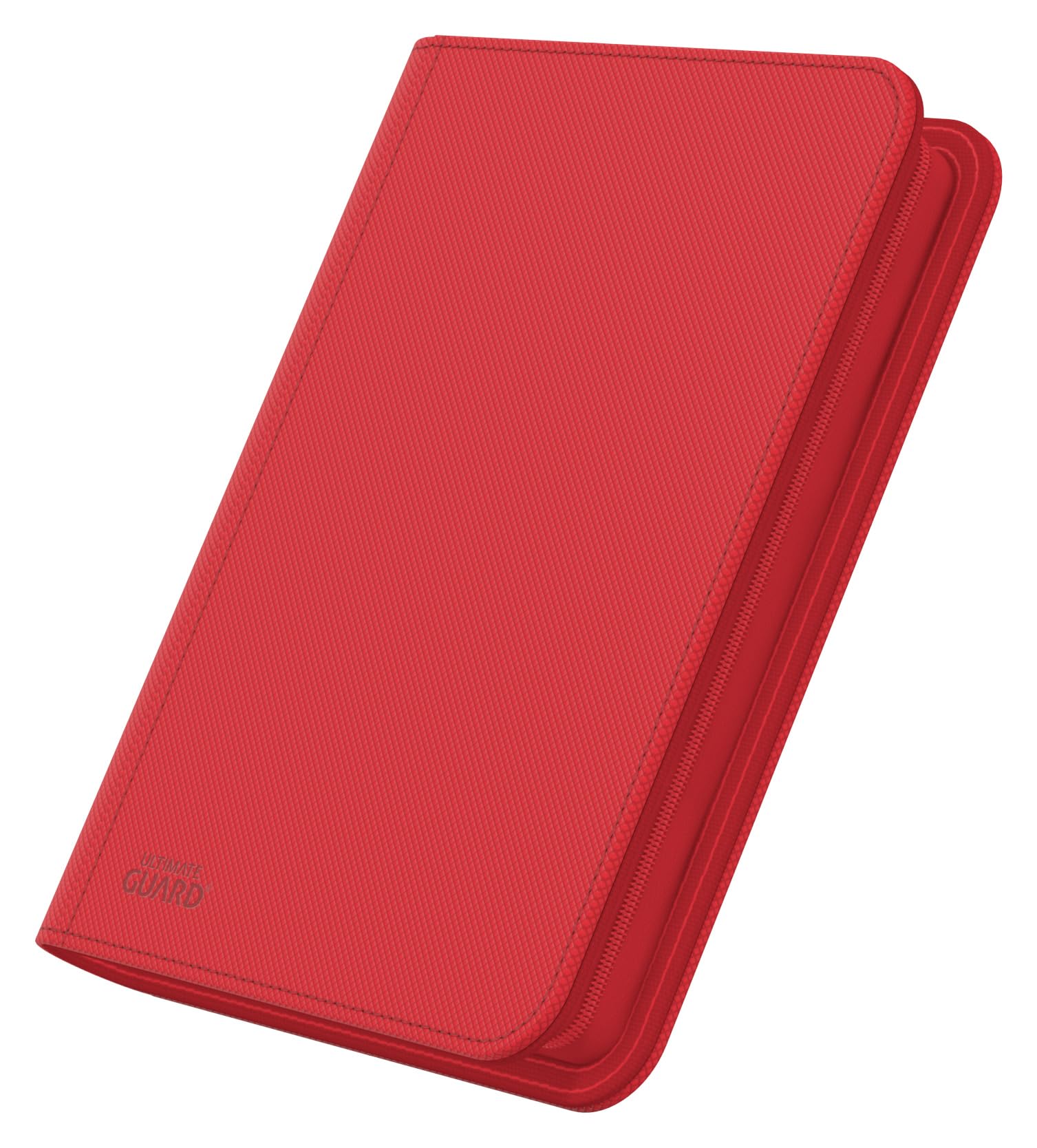 Ultimate Guard Zipfolio 160 red XenoSkin cover is acid-free and PVC-free for long-term protection
