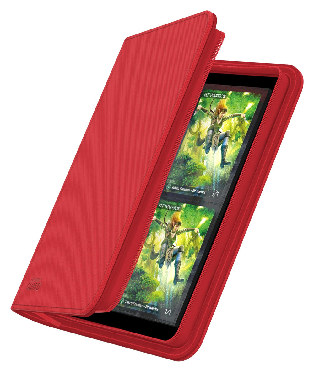 Zipfolio 160 designed to fit double-sleeved cards with organized page layout