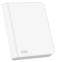 Ultimate Guard Zipfolio 160 front cover in XenoSkin white, ideal for organized card display.